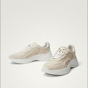 Massimo Dutti | Shoes | Massimo Duti Beige Sneakers Great Condition |  Poshmark